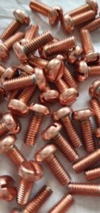 Copper M4 conduit screws