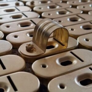 Brass conduit saddles