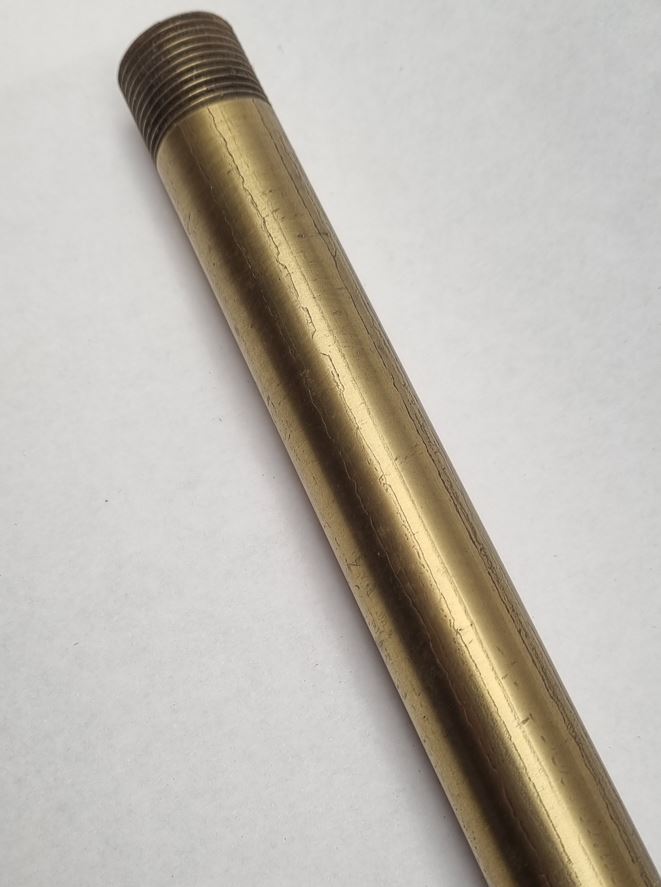 20mm antique brass electroplated conduit for surface-mounted electrical wiring.