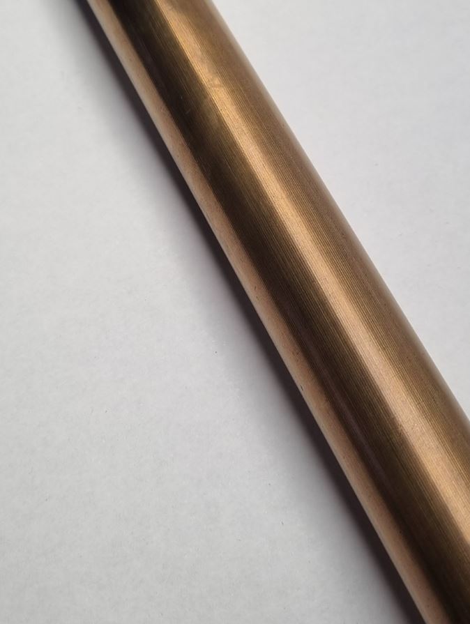 25mm antique brass conduit no lacquer after